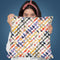 Vichy Gingham Watercolor Yellow Throw Pillow By Ninola Design