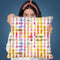 Vichy Gingham Yellow Throw Pillow By Ninola Design