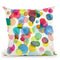Watercolor Drops Dots Big Throw Pillow By Ninola Design