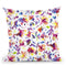 Watercolor Floral Hibiscus Pink Throw Pillow By Ninola Design