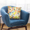 Watercolor Modern Brushstrokes Orange Gaudi Throw Pillow By Ninola Design