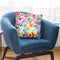 Watercolor Modern Brushstrokes Pink Gaudi Throw Pillow By Ninola Design