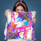 Watercolor Painting Splashes Pink Throw Pillow By Ninola Design