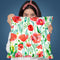 Watercolor Poppies Red Throw Pillow By Ninola Design