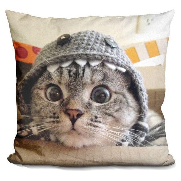 Nala Cat Monster Hood In Box Throw Pillow