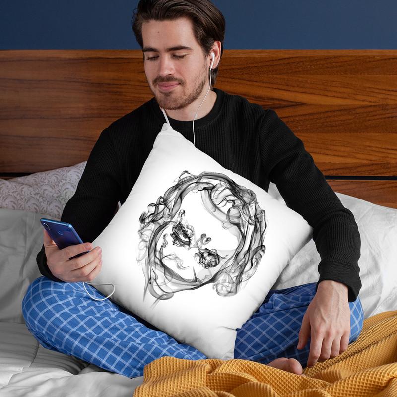 Joker Throw Pillow By Octavian Mielu