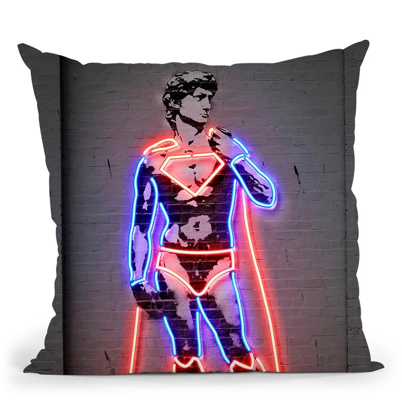 David Throw Pillow By Octavian Mielu