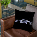 Mercedes Clk Gtrd Throw Pillow By Octavian Mielu