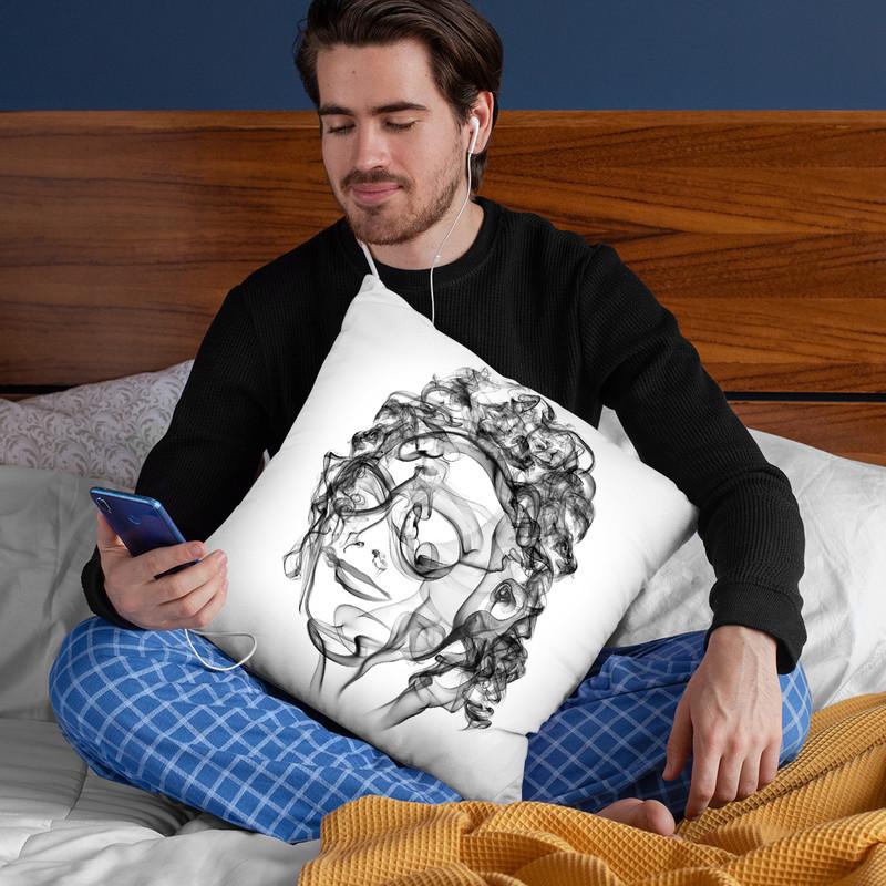Mj Throw Pillow By Octavian Mielu