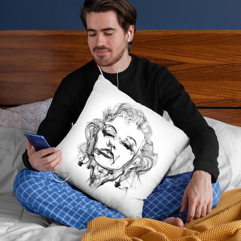 Monroe Throw Pillow By Octavian Mielu