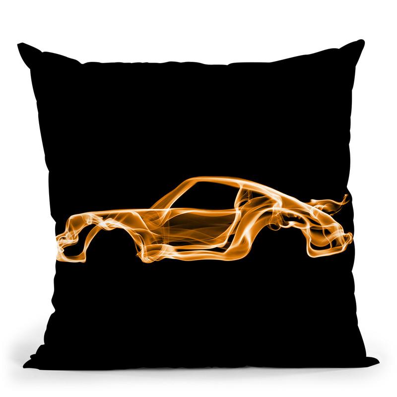 Porsche 911D Throw Pillow By Octavian Mielu