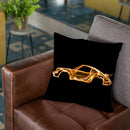 Porsche 911D Throw Pillow By Octavian Mielu