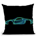 Porsche 918D Throw Pillow By Octavian Mielu