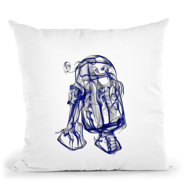 R2D2 Throw Pillow By Octavian Mielu