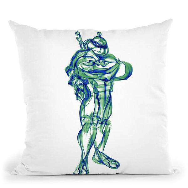 Turtle Leonardo Throw Pillow By Octavian Mielu