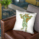 Turtle Michelangelo Throw Pillow By Octavian Mielu