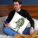 Turtle Raphael Throw Pillow By Octavian Mielu