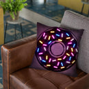 Donut Throw Pillow By Octavian Mielu
