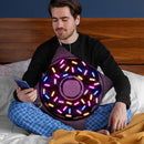 Donut Throw Pillow By Octavian Mielu