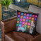 Dots Throw Pillow By Octavian Mielu
