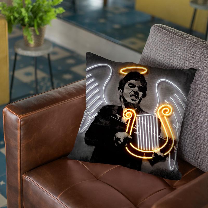 Fallen Angel Throw Pillow By Octavian Mielu