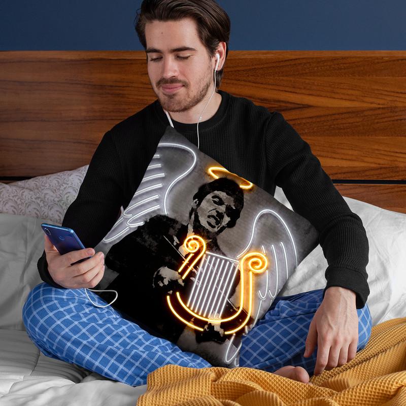 Fallen Angel Throw Pillow By Octavian Mielu
