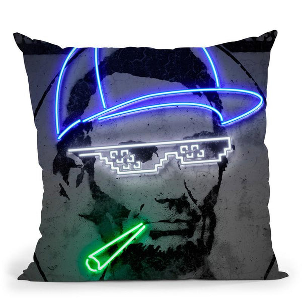 Lincoln Throw Pillow By Octavian Mielu