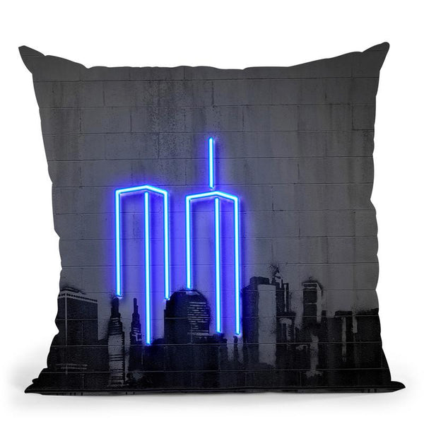 New York Throw Pillow By Octavian Mielu