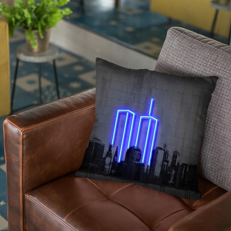 New York Throw Pillow By Octavian Mielu