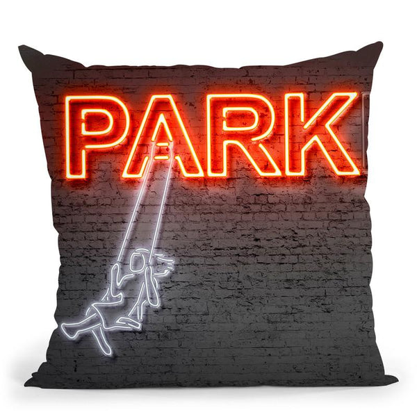 Park Throw Pillow By Octavian Mielu