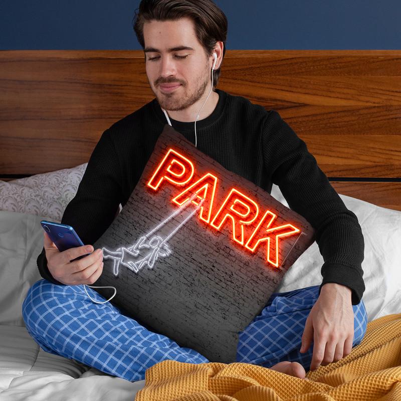 Park Throw Pillow By Octavian Mielu
