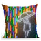 Rain Throw Pillow By Octavian Mielu