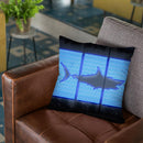 Shark Throw Pillow By Octavian Mielu