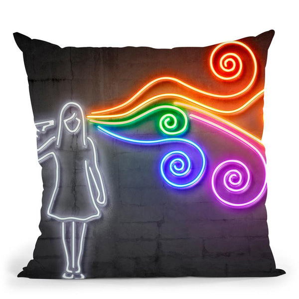 The Dark Side Of The Mind Throw Pillow By Octavian Mielu