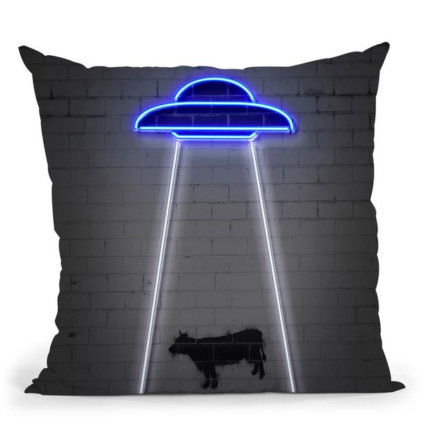 Ufo Throw Pillow By Octavian Mielu