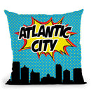 Atlantic City Throw Pillow By Octavian Mielu