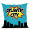 Atlantic City Throw Pillow By Octavian Mielu
