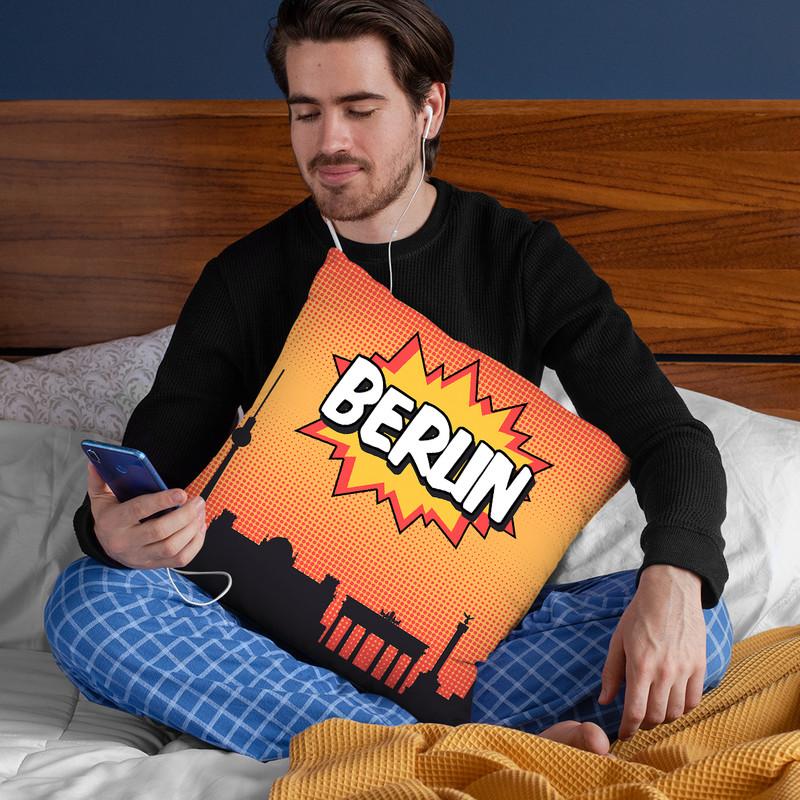Berlin Throw Pillow By Octavian Mielu