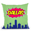 Dallas Throw Pillow By Octavian Mielu