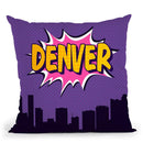 Denver Throw Pillow By Octavian Mielu