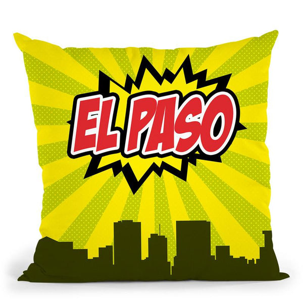 El Paso Throw Pillow By Octavian Mielu