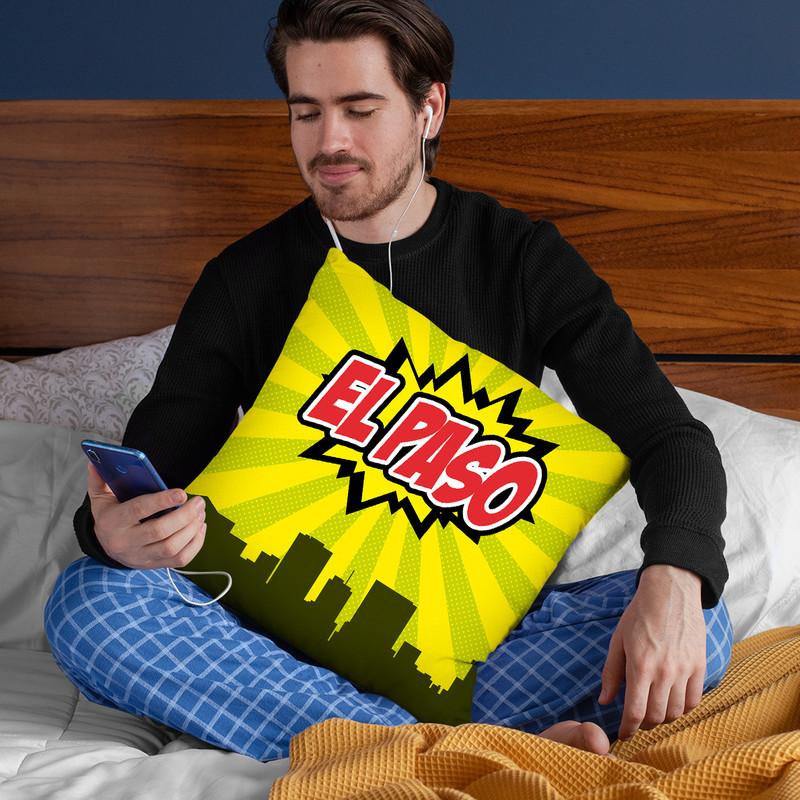 El Paso Throw Pillow By Octavian Mielu