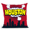 Houston Throw Pillow By Octavian Mielu