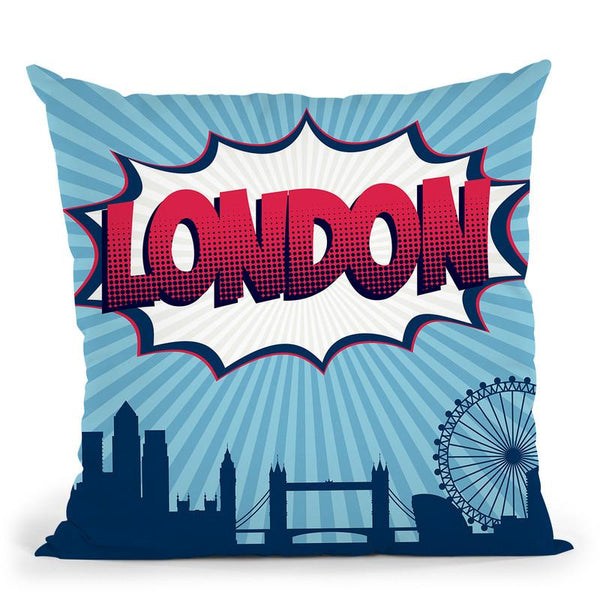London Throw Pillow By Octavian Mielu