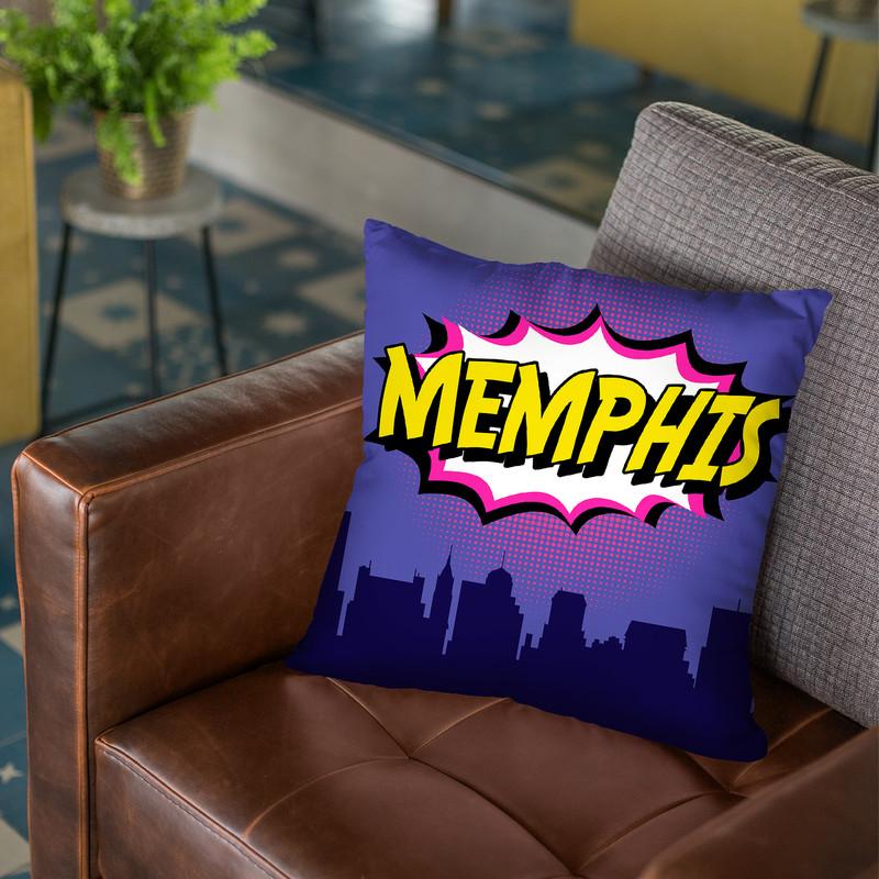 Memphis Throw Pillow By Octavian Mielu