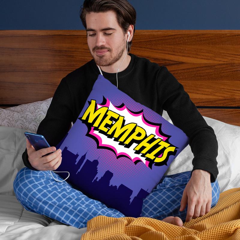 Memphis Throw Pillow By Octavian Mielu