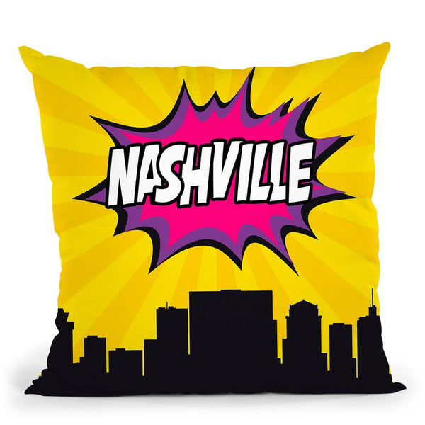 Nashville Throw Pillow By Octavian Mielu