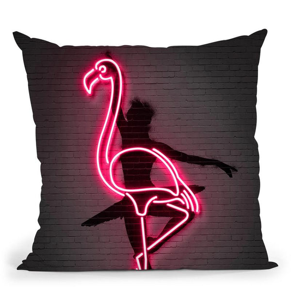 Ballerina Throw Pillow By Octavian Mielu