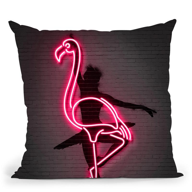 Ballerina Throw Pillow By Octavian Mielu