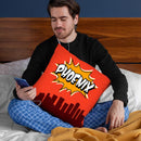 Phoenix Throw Pillow By Octavian Mielu